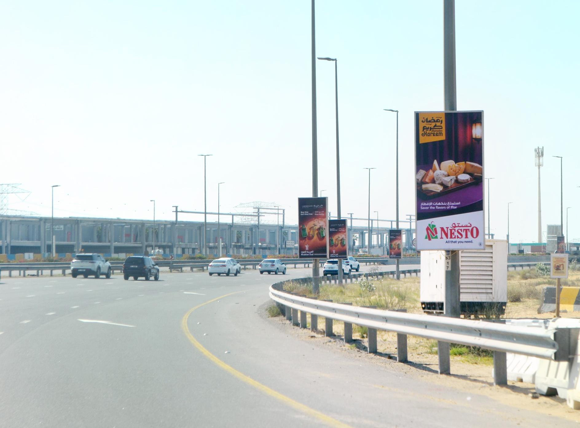 Maleha Rd Al Seyouh Area Back-Lit Lamppost