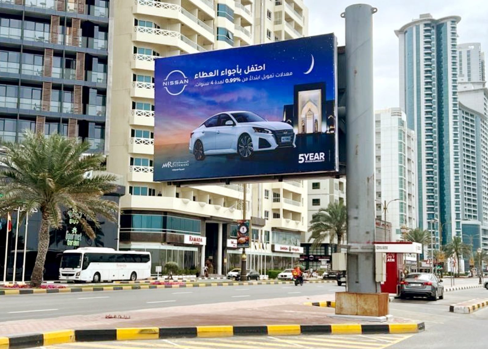 Ajman Corniche Area Opp Ramada — Back-Lit unipole, Ajman