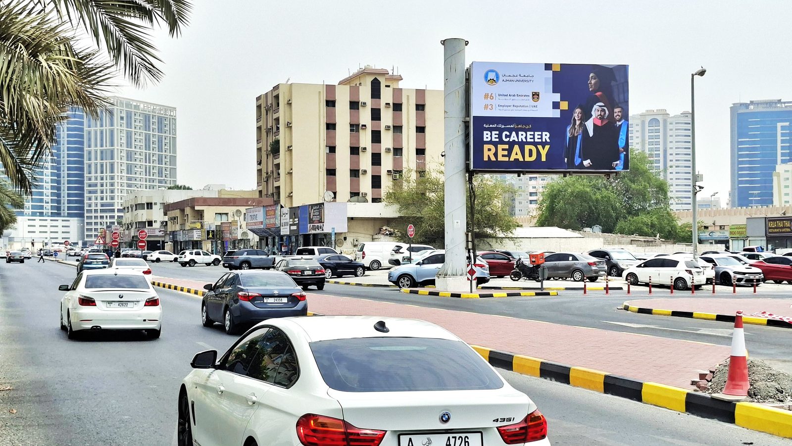 Ettihad St Opp Nesto Hypermarket — Back-Lit unipole, Ajman