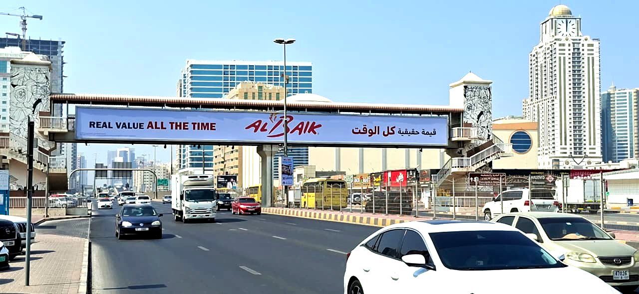 Ramada Hotel Area Ajman To Dubai — Back-Lit Bridge Banner, Ajman