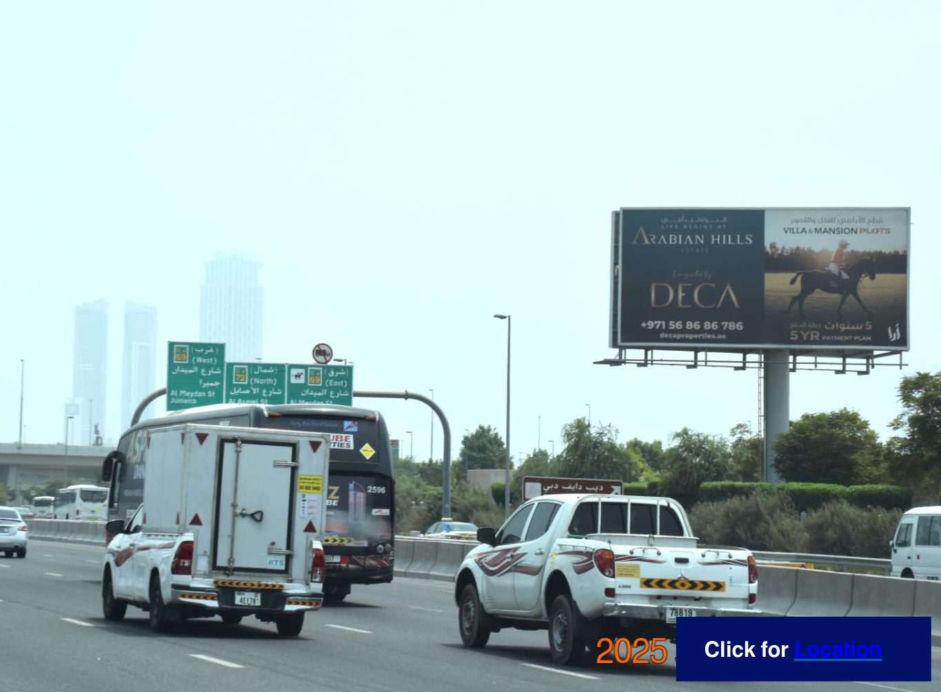 Al Khail Rd Area — Unipole — Back-Lit unipole, Dubai