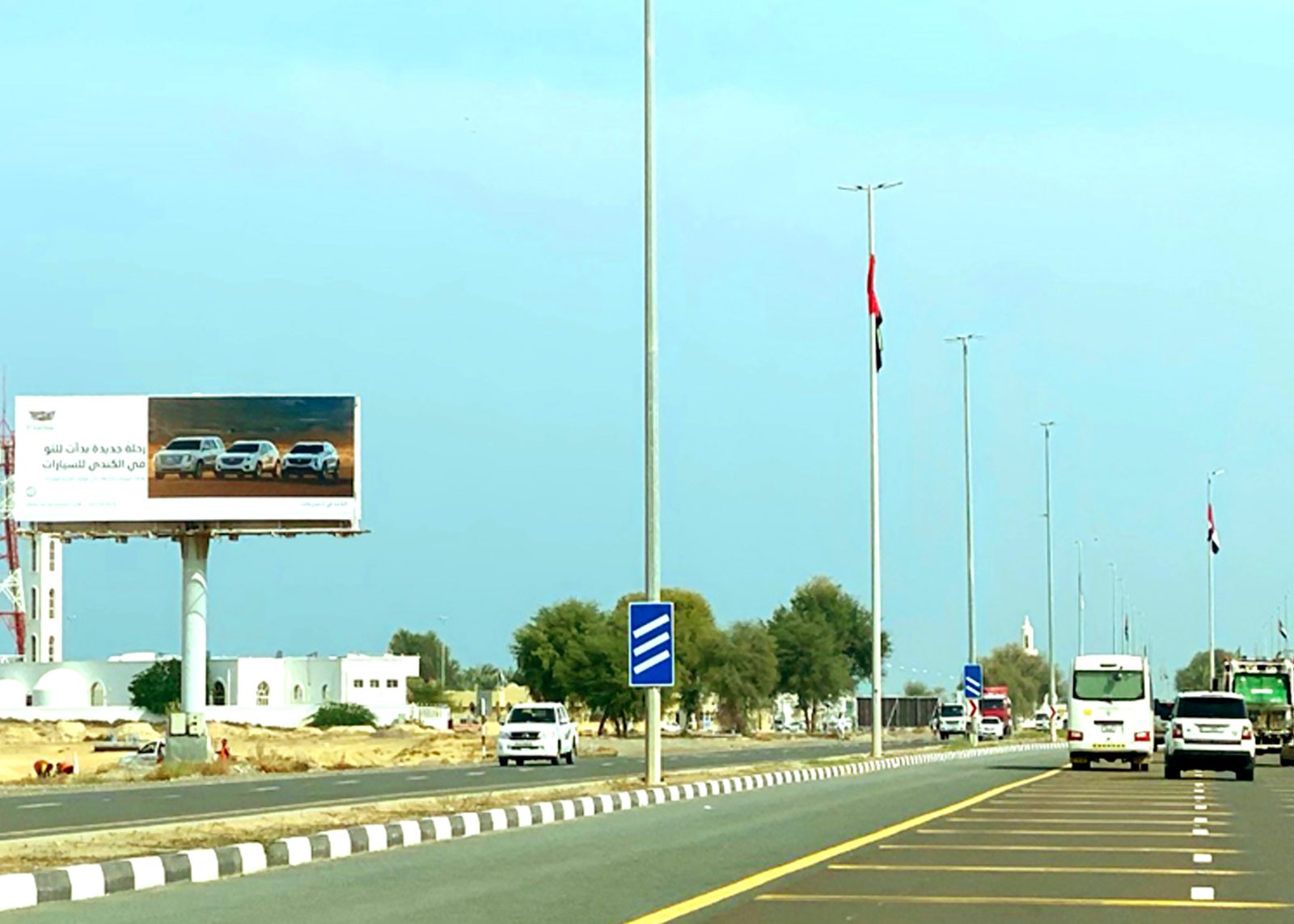 Al Hamra Area — Back-Lit unipole, Ras Al Khaimah