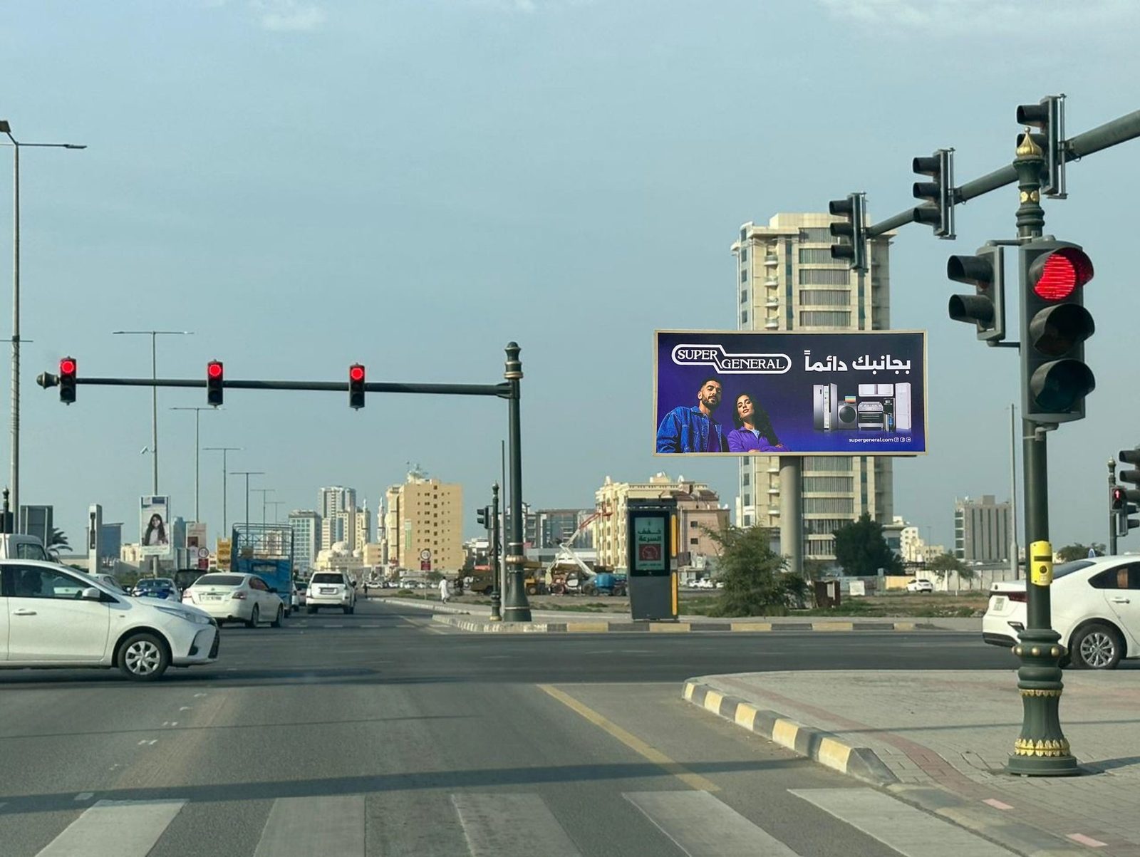 RAK Mall & 2XL Furniture Signal Area — Back-Lit unipole, Ras Al Khaimah